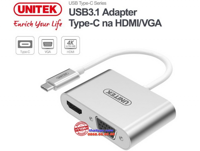 c&aacute;p chuển đổi unitek