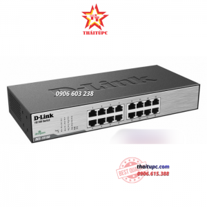 Switch D-Link DES 1016D 16-Port 10/100 Mbps (Vỏ kim loại)