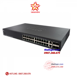Cisco 24-Port Gigabit Stackable Managed Switch - SG550X-24-K9