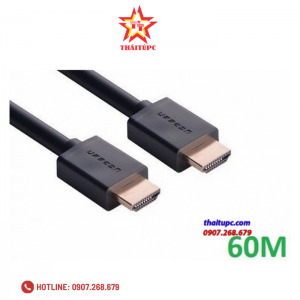 Cáp HDMI 1.4 - 60m Chính hãng Ugreen 40593 Hỗ trợ Ethernet, 4K, 2K có Chip khuếch đại