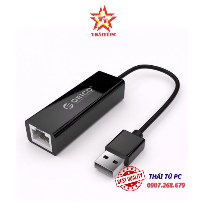 BỘ CHUYỂN ĐỔI CỔNG USB SANG CỔNG MẠNG LAN ORICO UTJ-U2 BỘ CHUYỂN ĐỔI CỔNG USB SANG CỔNG MẠNG LAN ORICO UTJ-U2