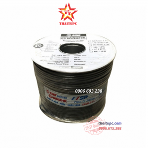 Dây Điện Thoại SINO Cuộn 200m Dây Đen, Hàng Chính Hãng