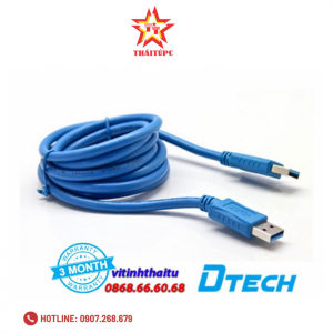 Cáp USB  Link (3.0) 1.8m  Dtech  (CU 0121)