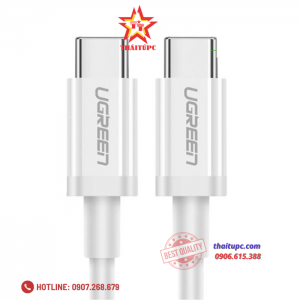 Cáp sạc, dữ liệu USB Type-C to USB Type-C dài 2M hỗ trợ PD 60W Ugreen 60520