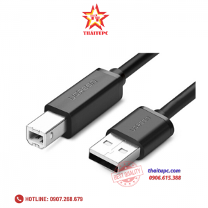 Cáp máy in USB 2.0 dài 1,5m Ugreen 10845 cao cấp