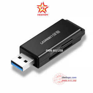 Đầu Đọc Thẻ Nhớ SD/TF USB 3.0 Ugreen 40752