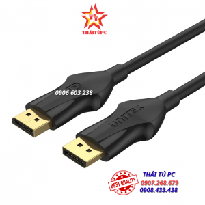 CÁP DISPLAYPORT 1.4 C1624BK 8K UNITEK 1 MÉT (8K @60HZ, 4K 144HZ, 1440P @240HZ)