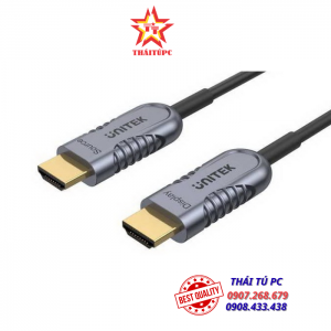 CÁP HDMI 2.1 DÀI 5M SỢI QUANG 8K C11027DGY (HỖ TRỢ PS5 4K @ 120HZ)
