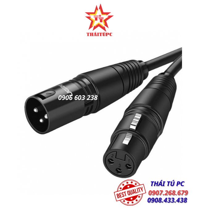 CÁP NỐI DÀI MICROPHONE XLR 3M CHÍNH HÃNG UGREEN 20711 CAO CẤP CÁP NỐI DÀI MICROPHONE XLR 3M CHÍNH HÃNG UGREEN 20711 CAO CẤP