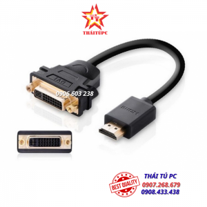 CÁP CHUYỂN ĐỔI HDMI TO DVI 24+5 CHÍNH HÃNG UGREEN 20136