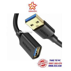 CÁP NỐI DÀI USB 3.0 UGREEN 90722 MẠ VÀNG CAO CẤP DÀI 5M