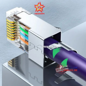 Hạt mạng RJ45 Cat6a/Cat7 hộp 10pcs chính hãng Ugreen 50634 cao cấp (2 mảnh)