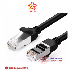 Cáp mạng đúc sẵn Cat6e dài 20M đầu bấm kim loại cao cấp Ugreen 60819