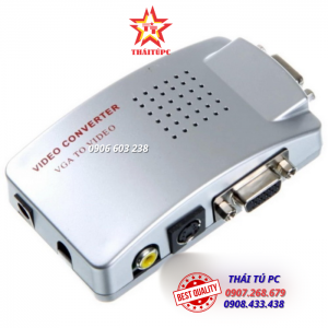 Bộ chuyển đổi VGA sang AV (Video/Svideo) 