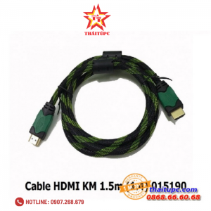 Cable HDMI 1.4 (1m5) YHB-015 Đen Dẹp