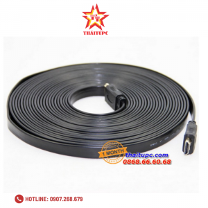 Cable HDMIb1.4 (10m) YHB-110 Đen Dẹp