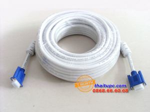 Cable Vga LCD 15m (3+4) VMSC 15 (Trắng Xanh)
