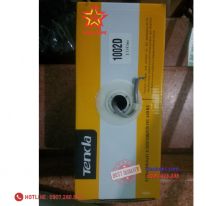 Cáp mạng TENCIA CAT5 UTP – 1002D (Thùng 100m, vỏ xám)