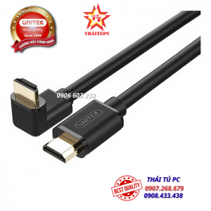 CÁP HDMI  UNITEK 1.4/4K - 10M ĐẦU CONG (Y-C 1012)