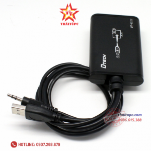 Cáp Chuyển USB sang HDMI Dtech - DT-6512