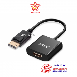 CÁP DISPLAYPORT -> HDMI 4K 20cm Z-TEK (ZY331)