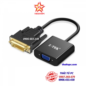 CÁP DVI -> VGA 20cm Z-TEK (ZY334)